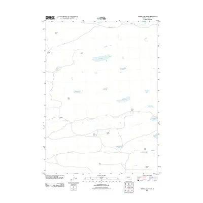 2011 Map of Turpin Lake West, 2011 Print