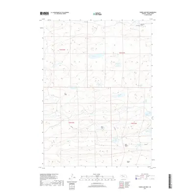 2017 Map of Turpin Lake West, 2017 Print