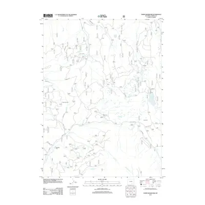 2012 Map of Turpin Reservoir, 2012 Print