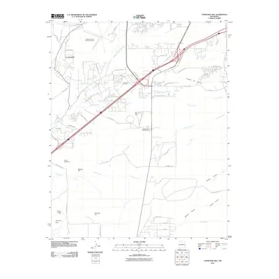 2010 Map of Turquoise Hill, 2010 Print