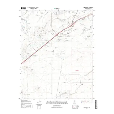 2017 Map of Turquoise Hill, 2017 Print