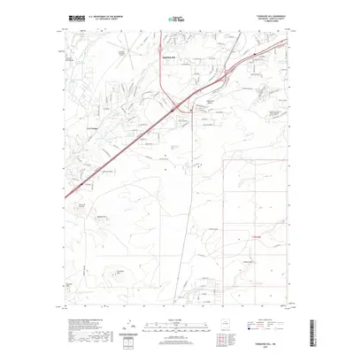 2020 Map of Turquoise Hill, 2020 Print