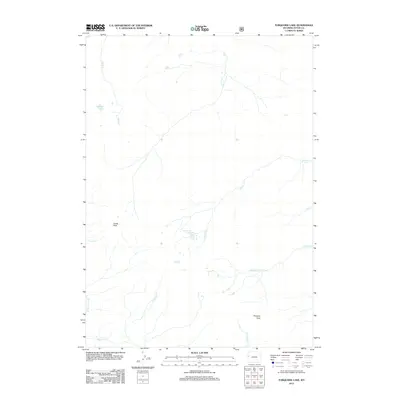 2012 Map of Turquoise Lake, 2012 Print