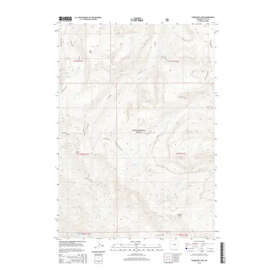 2015 Map of Turquoise Lake, 2015 Print