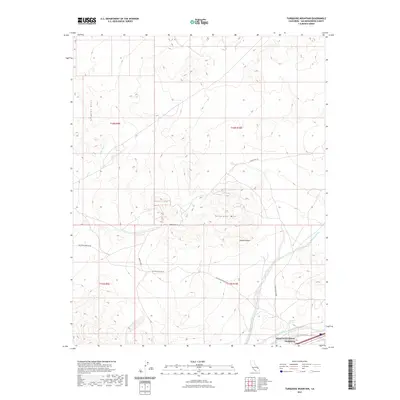 2021 Map of Turquoise Mountain, 2021 Print