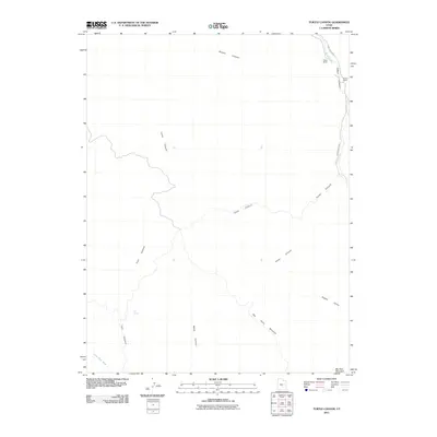 2011 Map of Turtle Canyon, 2011 Print