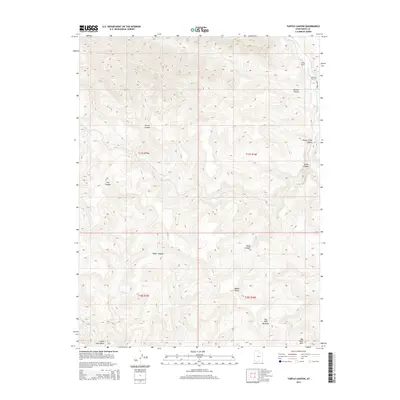 2014 Map of Turtle Canyon, 2014 Print