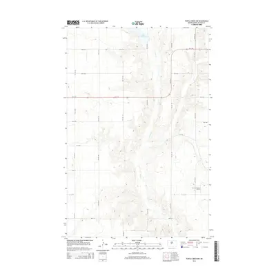 2014 Map of Turtle Creek NW, 2014 Print