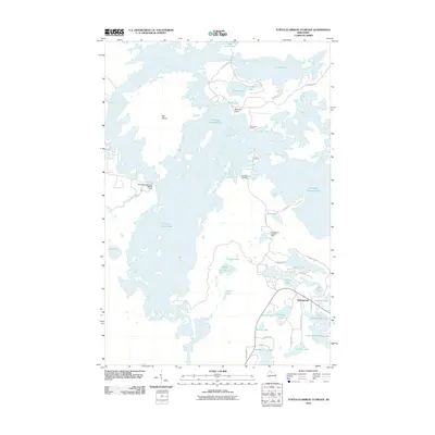 2010 Map of Turtle-Flambeau Flowage, 2010 Print