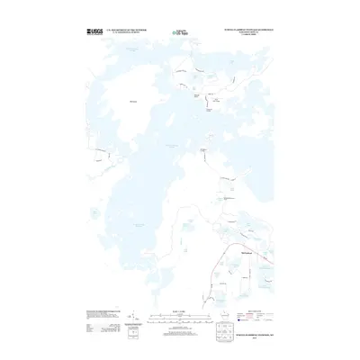 2013 Map of Turtle-Flambeau Flowage, 2013 Print