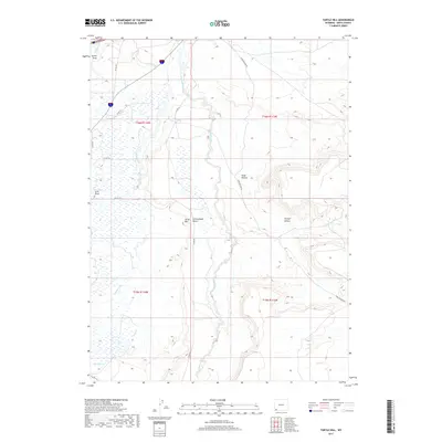 2017 Map of Turtle Hill, 2017 Print