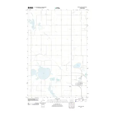 2011 Map of Turtle Lake, 2011 Print