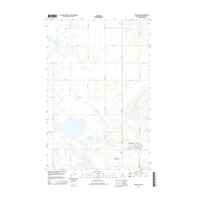 2014 Map of Turtle Lake, 2014 Print