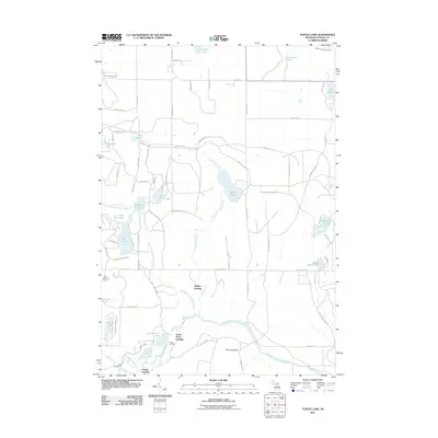2011 Map of Turtle Lake, 2011 Print
