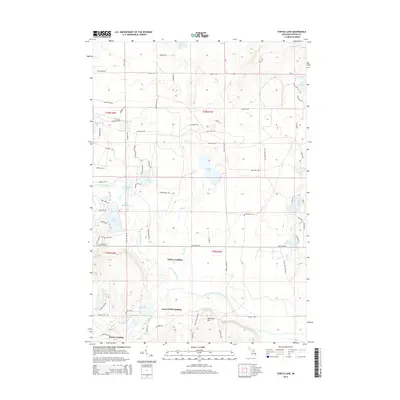 2014 Map of Turtle Lake, 2014 Print