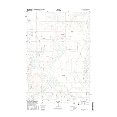 2017 Map of Turtle Lake, 2017 Print