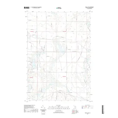 2019 Map of Turtle Lake, 2019 Print