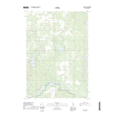 2023 Map of Turtle Lake, 2023 Print