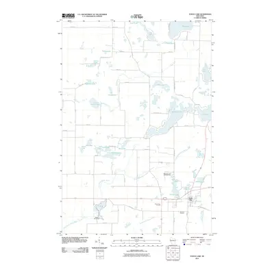 2010 Map of Turtle Lake, 2010 Print