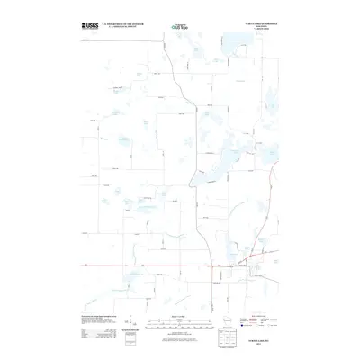 2013 Map of Turtle Lake, 2013 Print
