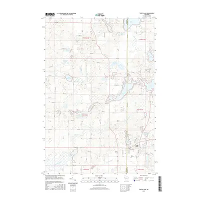 2015 Map of Turtle Lake, 2015 Print