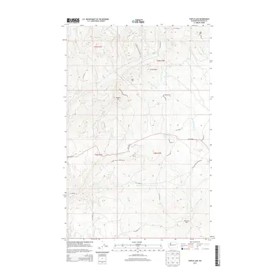 2014 Map of Turtle Lake, 2014 Print