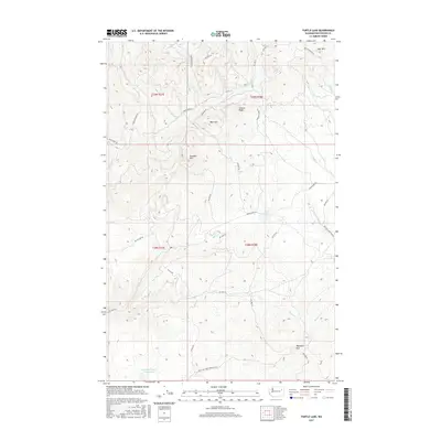 2017 Map of Turtle Lake, 2017 Print