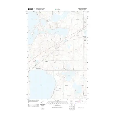 2013 Map of Turtle River, 2013 Print