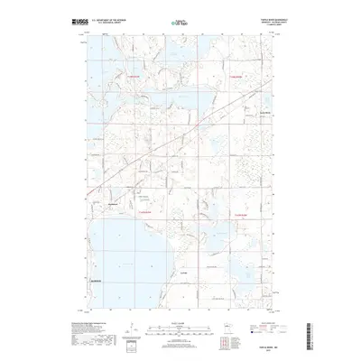 2019 Map of Turtle River, 2019 Print
