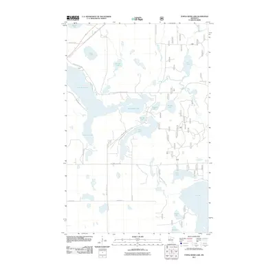 2011 Map of Turtle River Lake, 2011 Print
