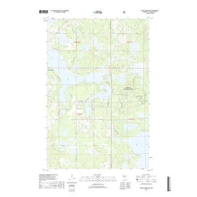 2019 Map of Turtle River Lake, 2019 Print