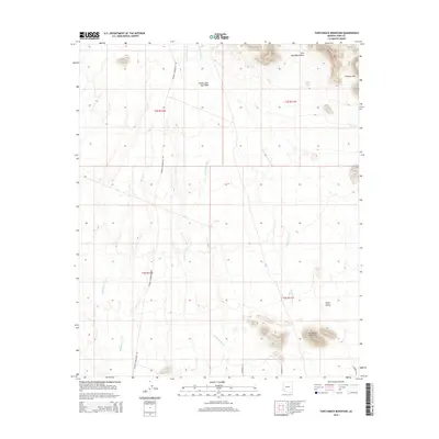 2014 Map of Turtleback Mountain, 2014 Print