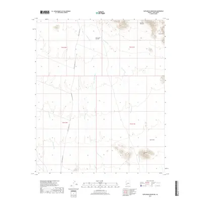 2018 Map of Turtleback Mountain, 2018 Print