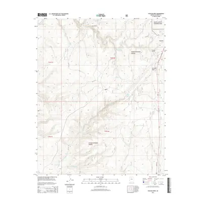2014 Map of Tusayan West, 2014 Print