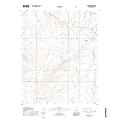 2018 Map of Tusayan West, 2018 Print