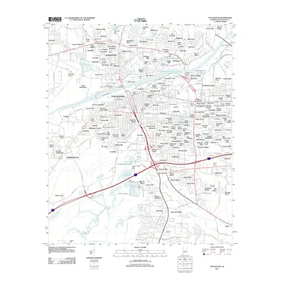 2011 Map of Tuscaloosa, 2011 Print