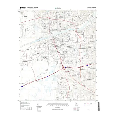 2014 Map of Tuscaloosa, 2014 Print