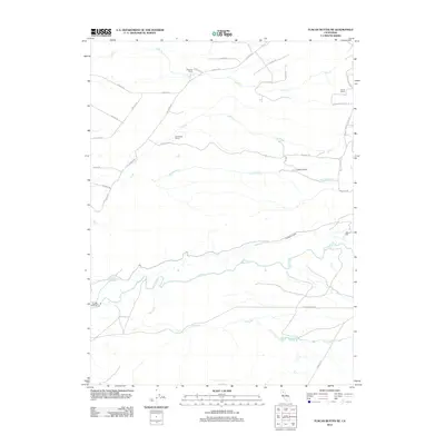 2012 Map of Tuscan Buttes NE, 2012 Print