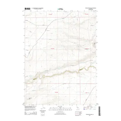 2015 Map of Tuscan Buttes NE, 2015 Print