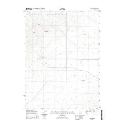 2014 Map of Tuscarora, 2014 Print
