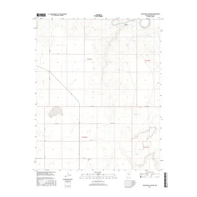 2017 Map of Tuscocoillo Canyon, 2017 Print