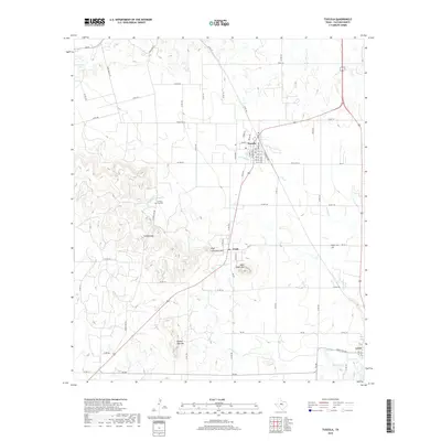 2019 Map of Tuscola, 2019 Print