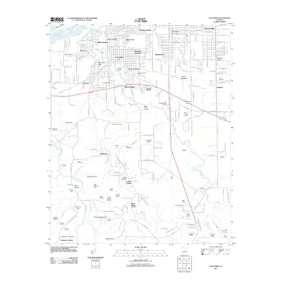 2011 Map of Tuscumbia, 2011 Print
