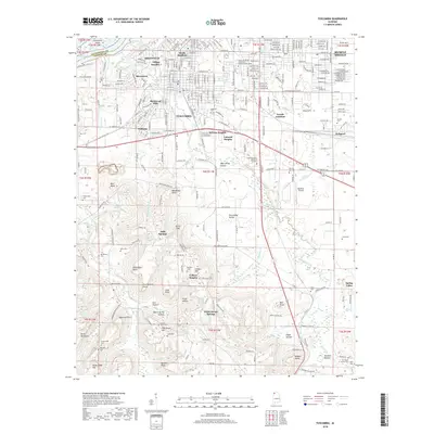 2018 Map of Tuscumbia, 2018 Print