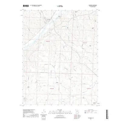 2017 Map of Tuscumbia, 2017 Print