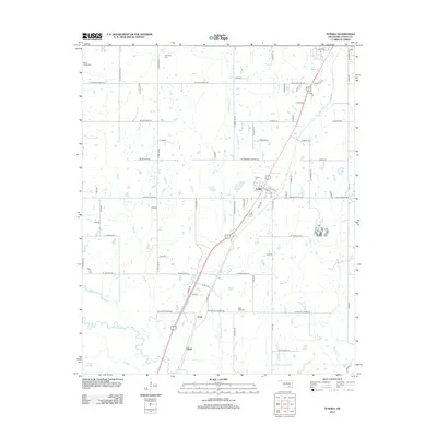 2013 Map of Tushka, 2013 Print