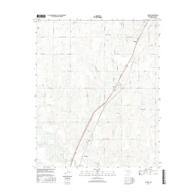 2016 Map of Tushka, 2016 Print