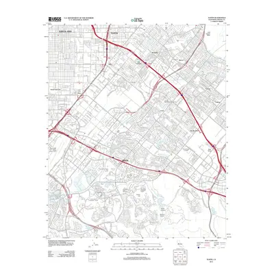 2012 Map of Tustin, 2012 Print