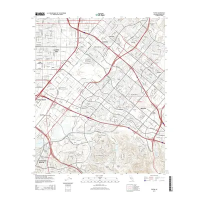2015 Map of Tustin, 2015 Print