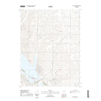 2018 Map of Tuttle Creek Dam, 2018 Print